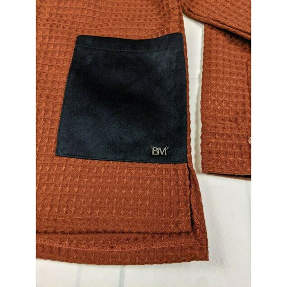 BluMint Rust Shirt Jacket - Size 4 Youth - Picture 2 of 4